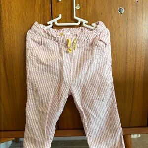 Mini Boden Pink Striped Kids Casual Bottoms